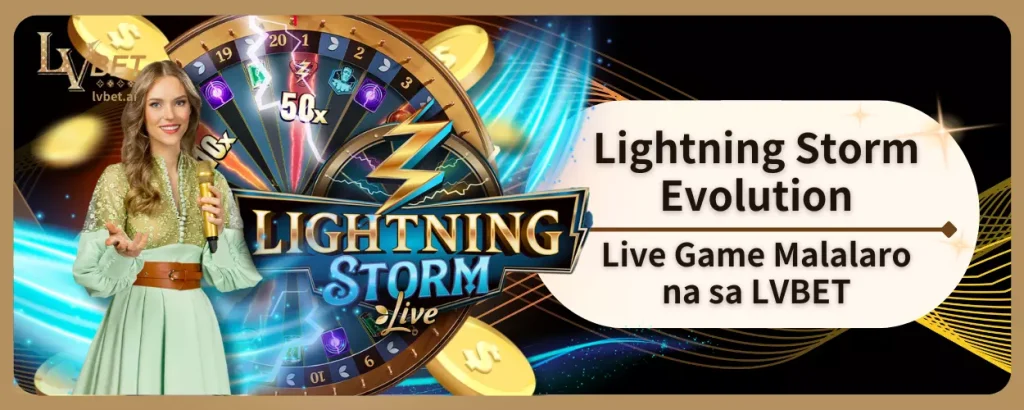 Lightning Storm Evolution Live Game Malalaro na sa LVBET