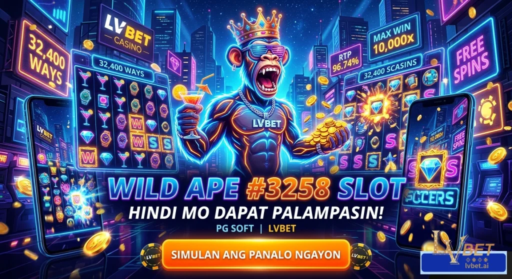Wild Ape 3258 Slot Hindi Mo Dapat Palampasin sa LVBET